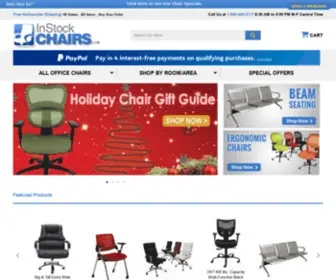 Instockchairs.com(Office Chairs) Screenshot