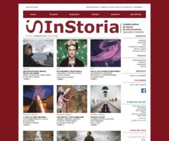Instoria.it(Rivista on line di storia e informazione) Screenshot