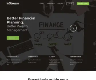 Instreamwealth.com(Wealth Management) Screenshot