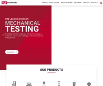 Instron.com.au(Materials Testing Machines for Tensile) Screenshot