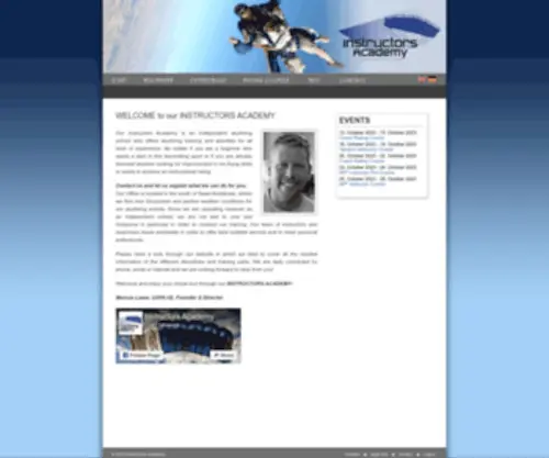 Instructorsacademy.com(Skydiving Training) Screenshot