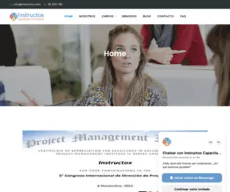 Instructox.com(Capacitación y Consultoría) Screenshot