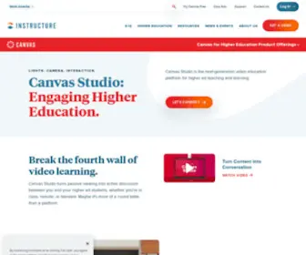 Instructuremedia.com(Instructure learning platform) Screenshot