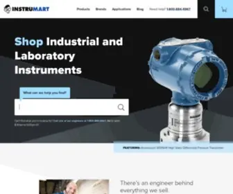 Instrumart.com(Test & Measurement Instruments with Engineering Support) Screenshot