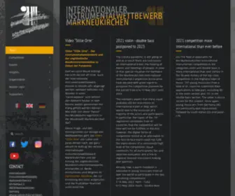 Instrumental-Competition.de(Internationaler Instrumentalwettbewerb Markneukirchen) Screenshot
