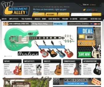 Instrumentalley.com(Guitars) Screenshot