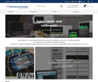 Instrumentcenter.eu(Start) Screenshot
