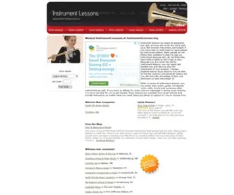 Instrumentlessons.org(Music and Instrument Lessons) Screenshot