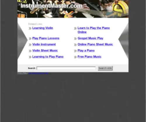 Instrumentmaster.com(Dit domein kan te koop zijn) Screenshot
