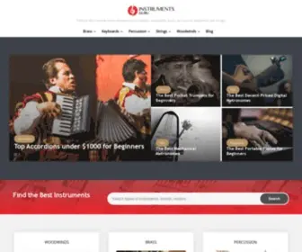 Instruments.guru(Find the best reviews about all types of instruments) Screenshot