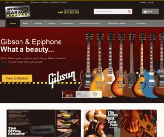 Instrumentsgarage.com(Instruments Garage) Screenshot