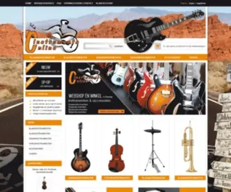 Instrumentsonline.nl(Muziekinstrumenten Gitaren Hoorn) Screenshot