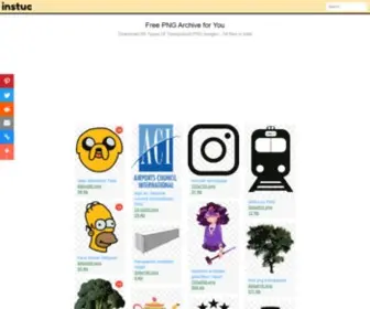 Instuc.com(Free Transparent PNG Photo) Screenshot