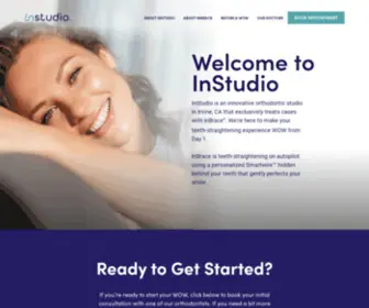 Instudio.com(An innovative orthodontic studio in Irvine) Screenshot