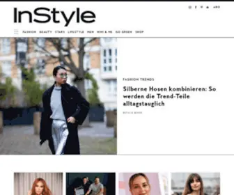 Instyle.de(Die neuesten Trends aus Mode) Screenshot