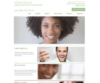 Instyledentalcare.com(InStyle Dental) Screenshot