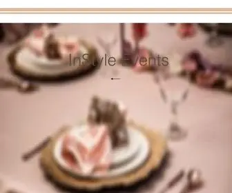 Instyleevents.net(InStyle Events) Screenshot