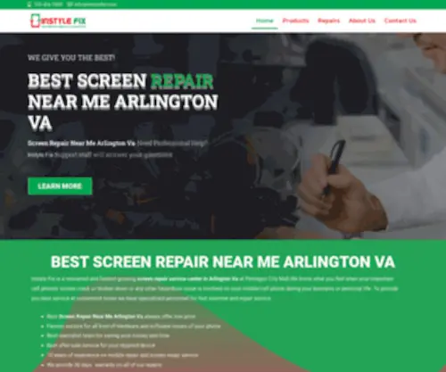 Instylefix.com(Screen Repair Near Me Arlington Va) Screenshot