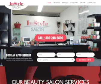 Instylesalonfl.com(Instyle Salon) Screenshot