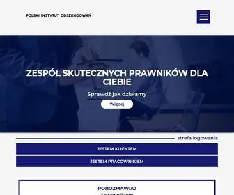 Instytutodszkodowan.pl(Polski Instytut Odszkodowań (PIO)) Screenshot