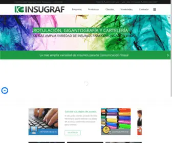 Insugraf.com.ar(Somos el principal distribuidor de insumos para la industria gráfica) Screenshot