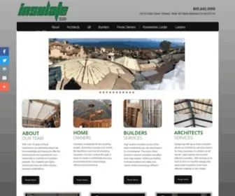 Insulatesb.com(Insulate Santa Barbara 805.845.3999 Spray Foam Insulation Contractor) Screenshot