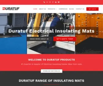 Insulatingmats.com(#1 Electrical Insulating Mats Supplier & Exporter) Screenshot