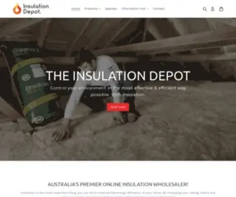 Insulationdepot.com.au(The Insulation Depot) Screenshot