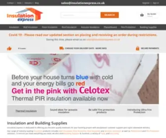 Insulationexpress.co.uk(Insulation Board and Building Supplies) Screenshot