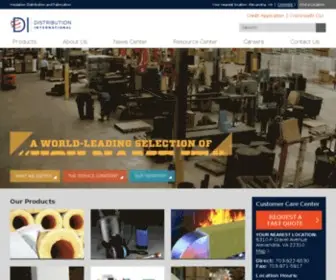 Insulationfabricators.com(Distribution International) Screenshot