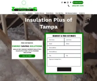 Insulationplusoftampa.com(Insulation Company) Screenshot