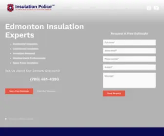 Insulationpolice.ca(Insulation Police Ltd) Screenshot