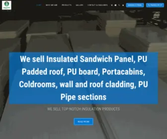 Insulationsell.com(Sandwich panel) Screenshot