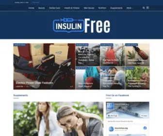 Insulinfree.org(Homepage 1) Screenshot