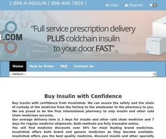 Insulinhub.com(Buy Insulin online at low cost) Screenshot