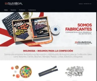 Insumoda.com(Insumos para la Confección) Screenshot