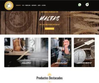 Insumoscerveceros.mx(Insumos Cerveceros de Occidente) Screenshot