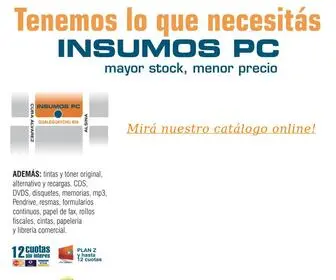 Insumospc.com(Mayor stock) Screenshot