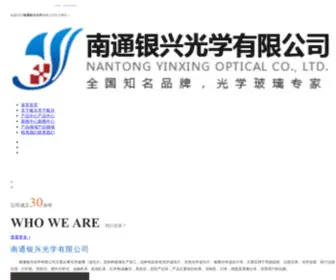 Insunoptics.com(南通银兴光学有限公司) Screenshot