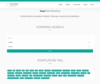 Insur-Tech.com(InsurTech Directory) Screenshot