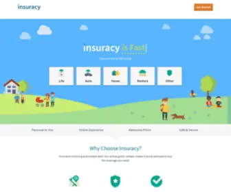 Insuracy.com(Insurance) Screenshot