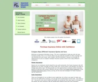 Insurance-Education-Group.com(Insurance Education Group) Screenshot