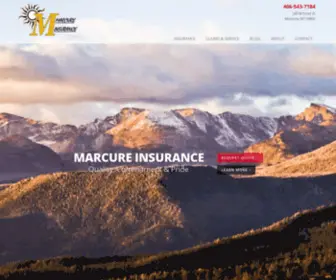 Insurance-Montana.com(Marcure Insurance) Screenshot