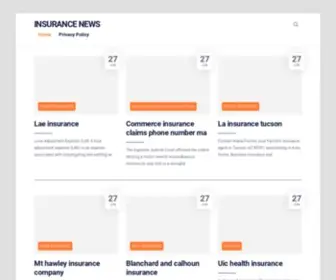 Insurance-News.online(Insurance news) Screenshot