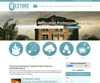 Insurance-Restoration.com(Insurance Restoration) Screenshot