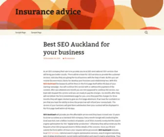 Insuranceadvice.co.nz(Insurance advice) Screenshot