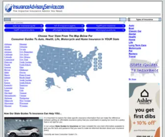 Insuranceadvisoryservice.com(Auto, Health, Life, Motorcycle and Home Insurance Guides) Screenshot