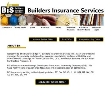 Insurancebis.com(Builders Insurance Services) Screenshot