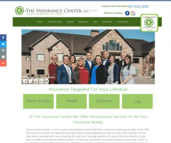 Insurancecenterut.com(Insurance Agency in Farr West UT) Screenshot