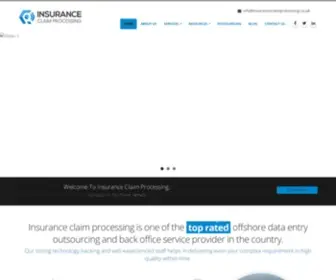 Insuranceclaimprocessing.co.uk(Outsourcing insurance claim process) Screenshot